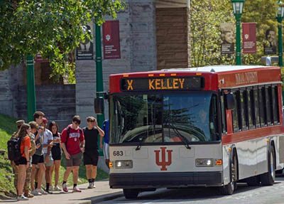 Image showing a campus bus